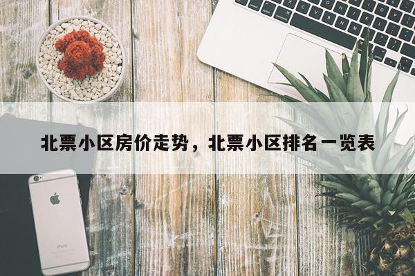 北票小区房价走势，北票小区排名一览表