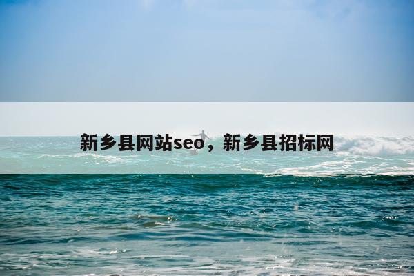 新乡县网站seo，新乡县招标网