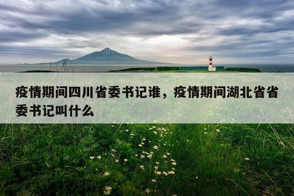 疫情期间四川省委书记谁，疫情期间湖北省省委书记叫什么