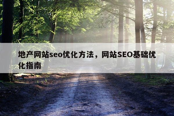 地产网站seo优化方法，网站SEO基础优化指南