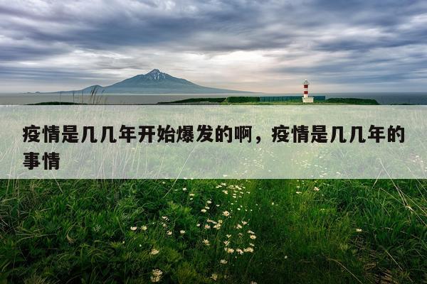 疫情是几几年开始爆发的啊，疫情是几几年的事情