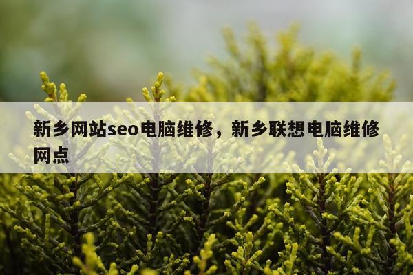 新乡网站seo电脑维修，新乡联想电脑维修网点