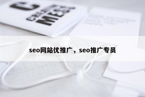 seo网站优推广，seo推广专员