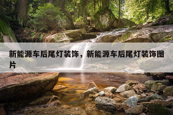 新能源车后尾灯装饰，新能源车后尾灯装饰图片