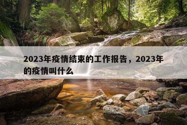 2023年疫情结束的工作报告，2023年的疫情叫什么