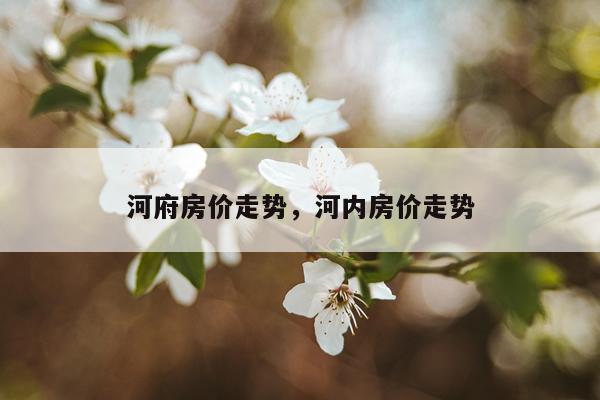 河府房价走势，河内房价走势