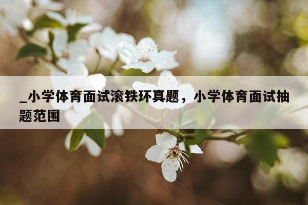 _小学体育面试滚铁环真题，小学体育面试抽题范围