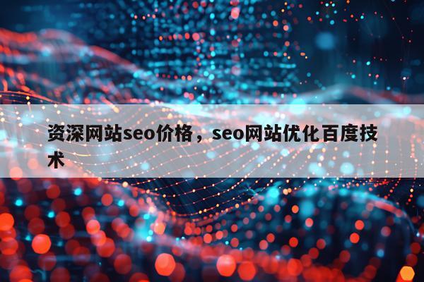 资深网站seo价格，seo网站优化百度技术