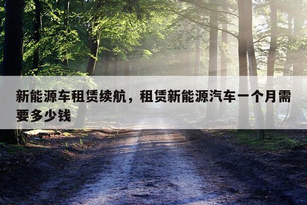 新能源车租赁续航，租赁新能源汽车一个月需要多少钱
