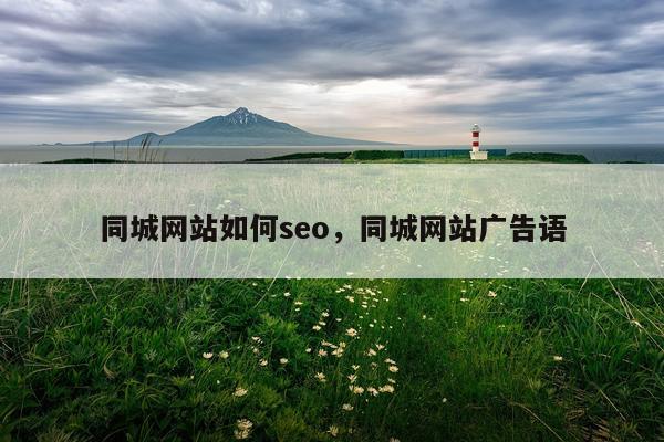 同城网站如何seo，同城网站广告语