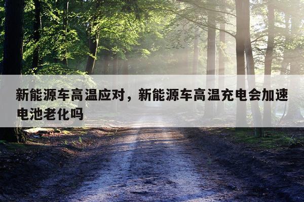 新能源车高温应对，新能源车高温充电会加速电池老化吗